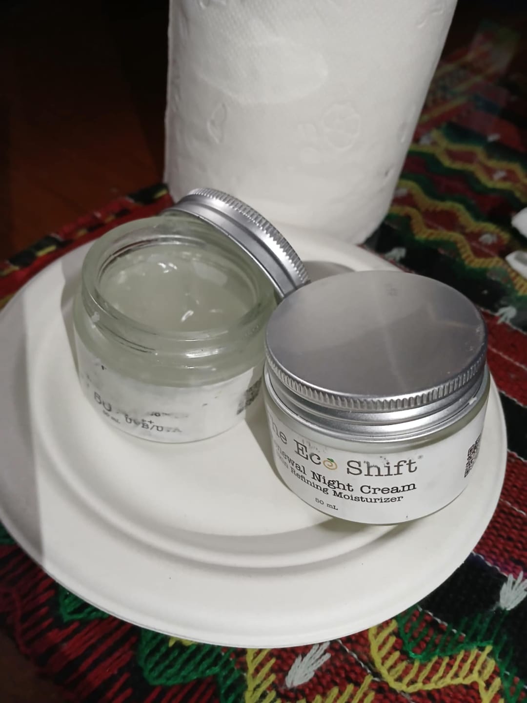 Customer photo review of Brightening UV Sunscreen & Skin Primer with SPF 50