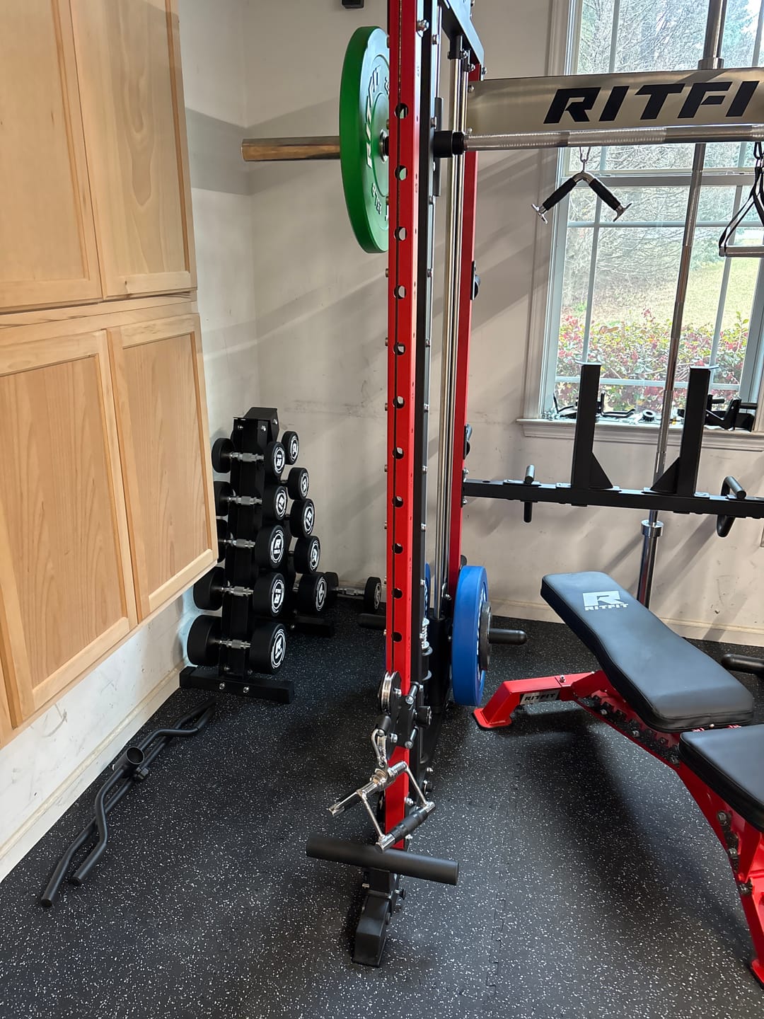 Customer photo review of RitFit PVC-Coated Round Dumbbells in Pairs