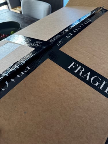 Customer photo review of Saint Tropez Umbrellas I | Framed Canvas Art Print