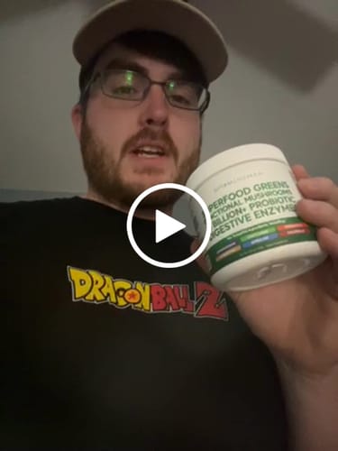 Customer video review of Optimal Human - Superfood Greens (Welcome Kit)