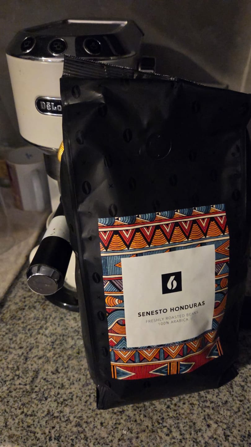 Customer photo review of Café en grano Honduras 1kg
