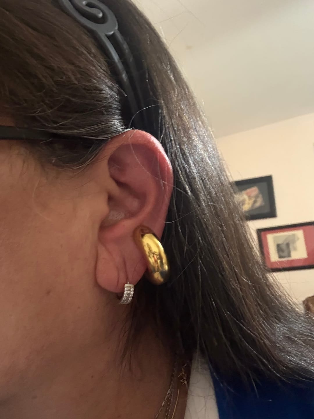 Customer photo review of Chunky Ear Cuff
