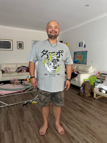 Customer photo review of Engine T-Shirt