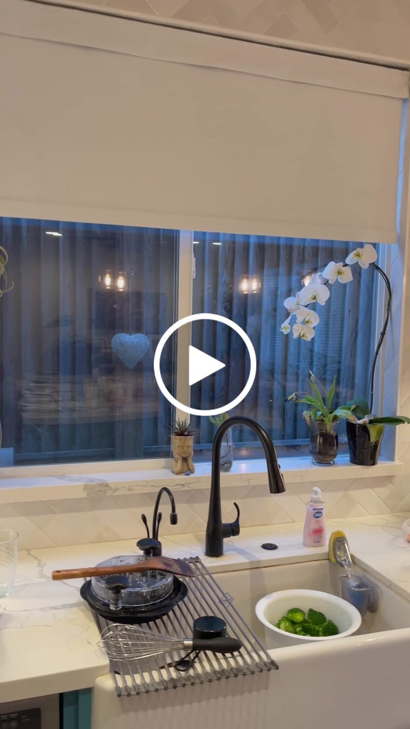 Customer video review of Bringnox No Drill Motorized Roller Shades 100% Blackout Cream