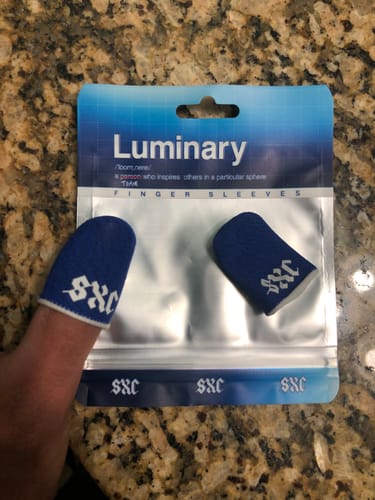 Customer photo review of SXC Finger Sleeves "1 Pack" of Luminary and Aberrant