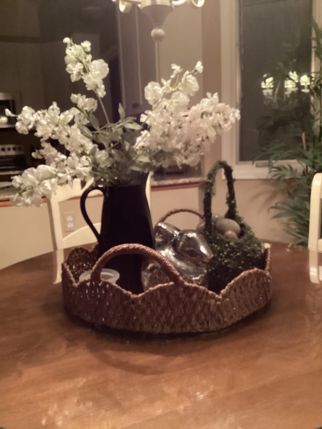 Customer photo review of Braided Seagrass Tray