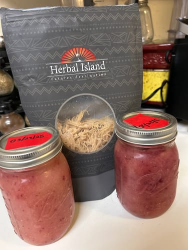 Customer photo review of Whole Leaf Irish Moss Sea Moss 1 lb | Raw Superfood (SeaMoss)