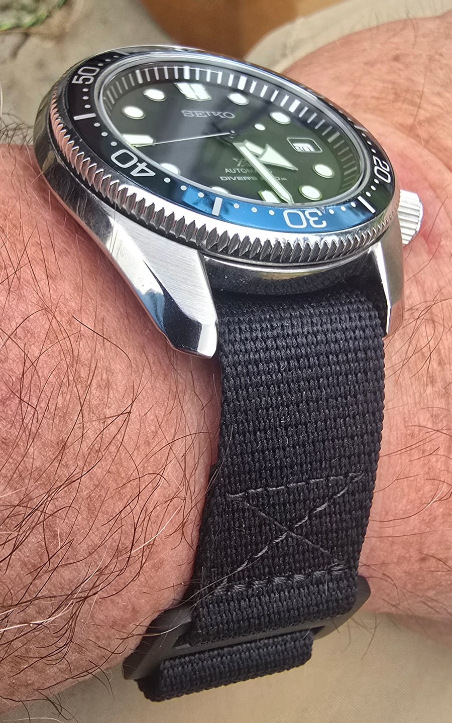 Customer photo review of PVD Glomar Explorer - Hook & Loop Strap - Black