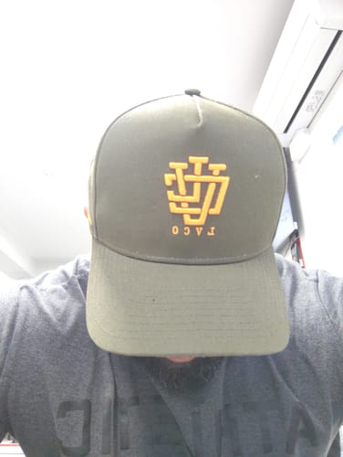 Customer photo review of LVCO "Khaki Blaze" A-Frame Snapback