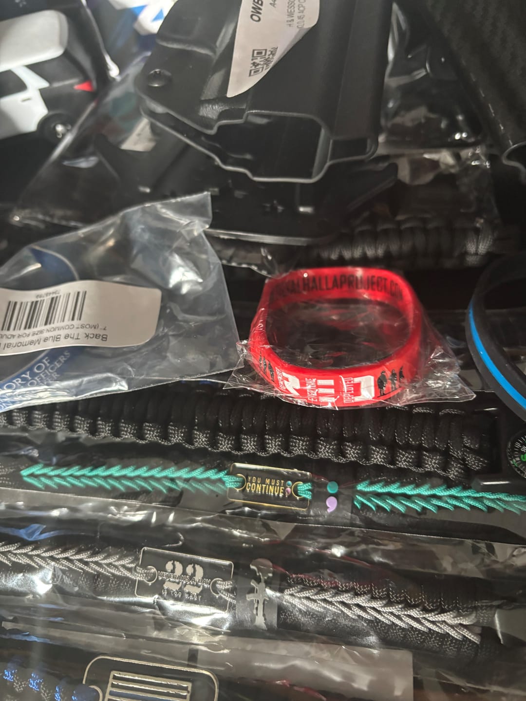 Customer photo review of Remember Everyone Deployed - Silicone Bracelet