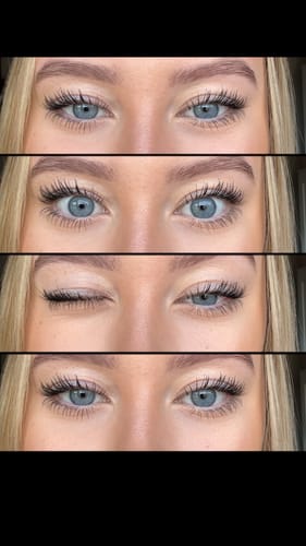 Customer photo review of Lash Growth Serum