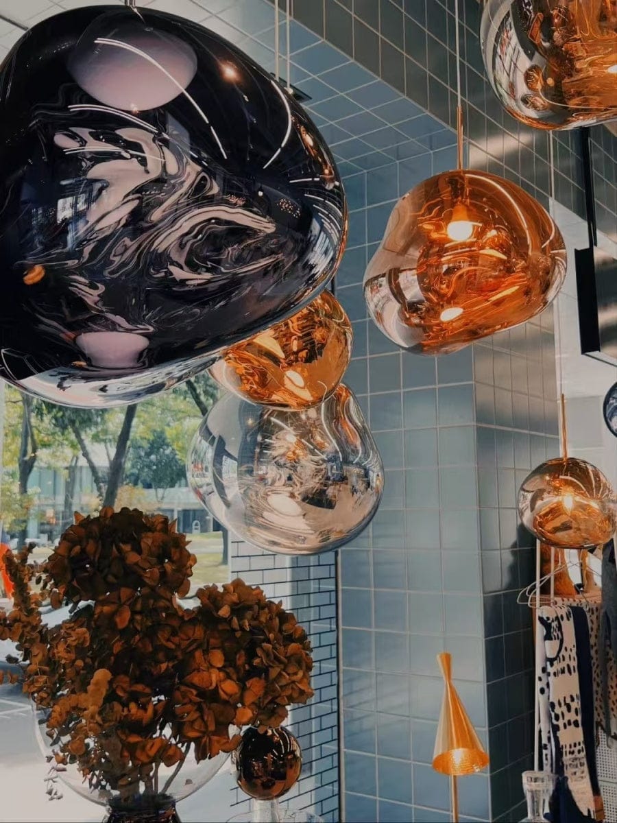 Customer photo review of Tambora Lava Pendant Light, Bulb Version
