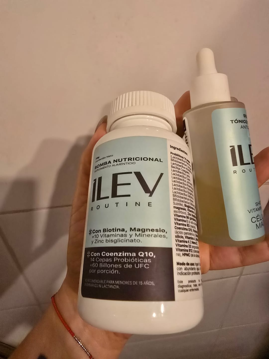 Customer photo review of 3 MESES de DÚO ANTIcaída CRECIMIENTO INTENSIVO Bomba + Tónico + envío GRATIS
