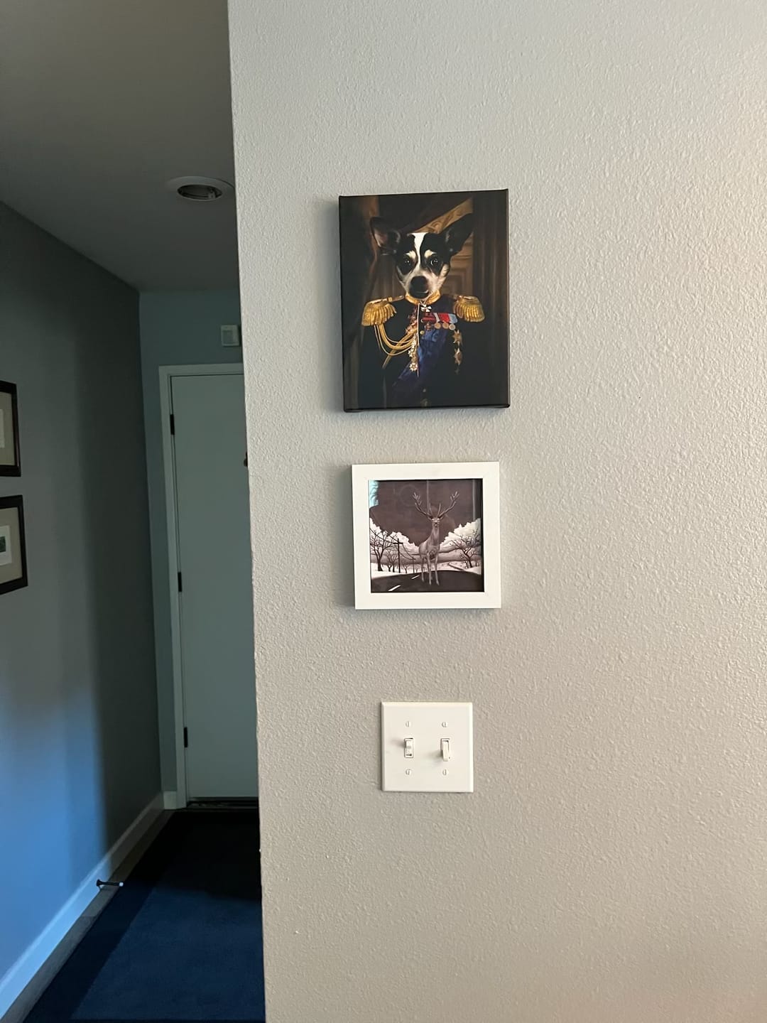 Customer photo review of The Seasoned Sergeant: Custom Pet Canvas