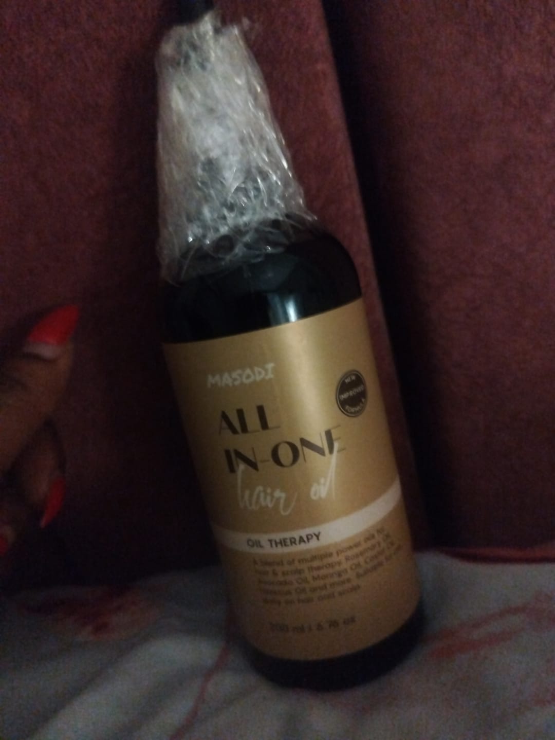 Customer photo review of Activated Charcoal Shampoo (400ml)