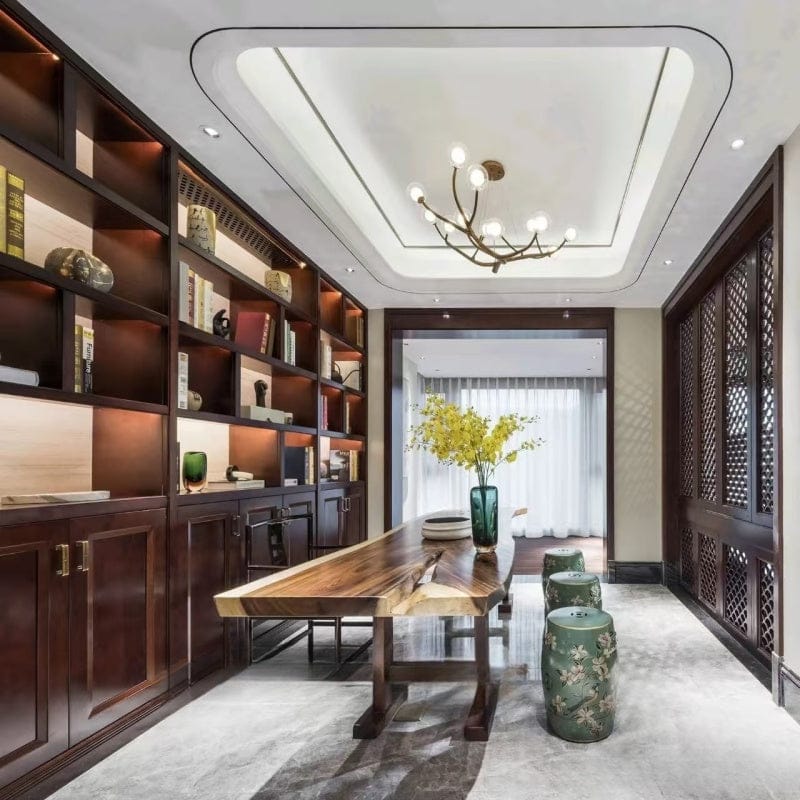 Customer photo review of Rustic Tree Branch Chandelier, Dimmable