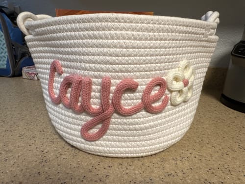 Customer photo review of Basket Size
