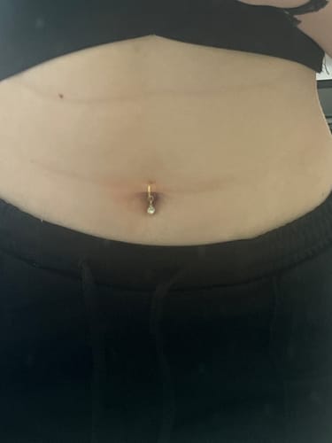 Customer photo review of Faux piercing Lisa