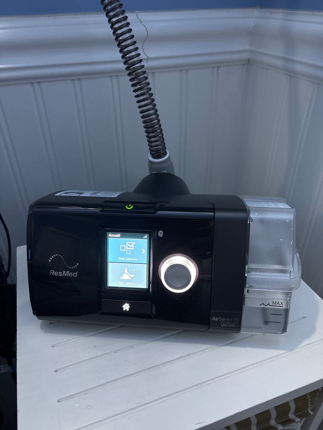Customer photo review of ResMed AirSense 10 AutoSet 4G With HumidAir & ClimateLineAir Heated Tubing