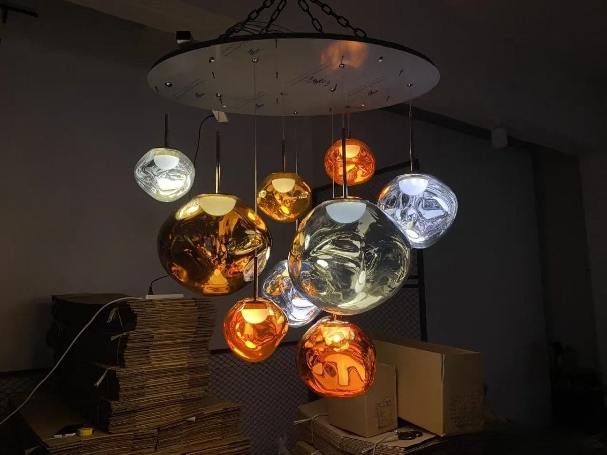 Customer photo review of Tambora Lava Pendant Light, Bulb Version