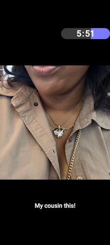 Customer photo review of My Amazing Nana Necklace