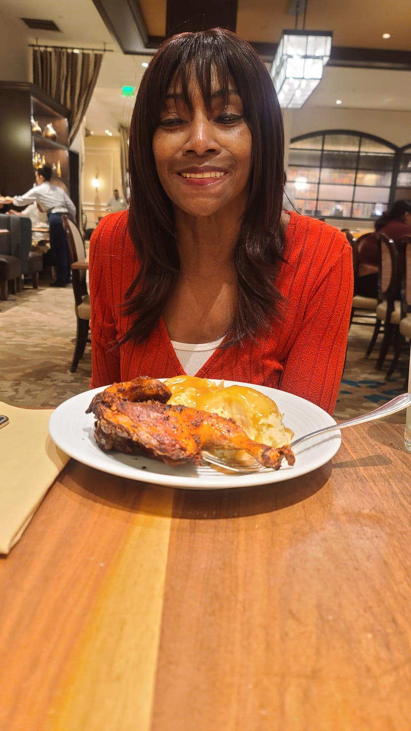 Customer photo review of Vivica A Fox Pure Stretch Cap Wig CHARLI