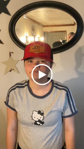 Customer video review of Custom Leather Patch Hats Richardson 112 Laser Engraved