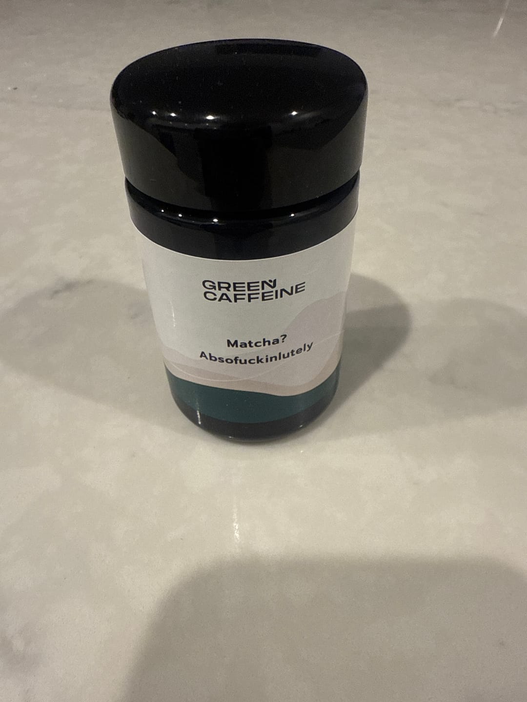 Customer photo review of Infinity Matcha Glass Jar