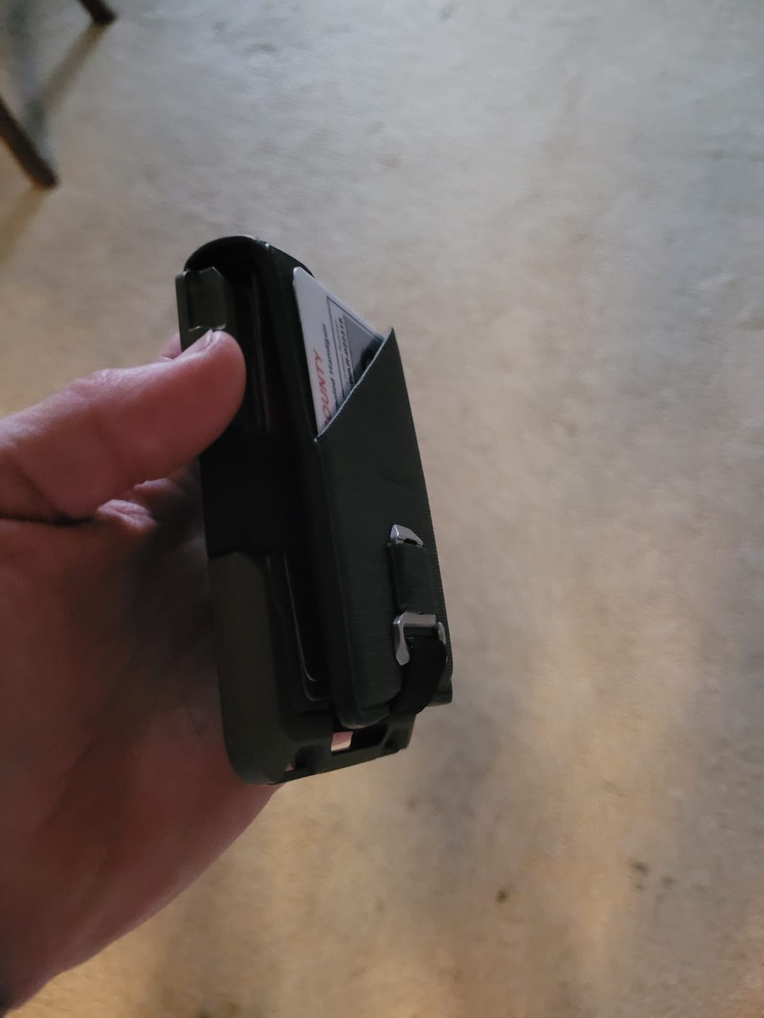 Customer photo review of M1 MAVERICK™ BIFOLD WALLET - SPEC-OPS - 4 POCKET DTEX