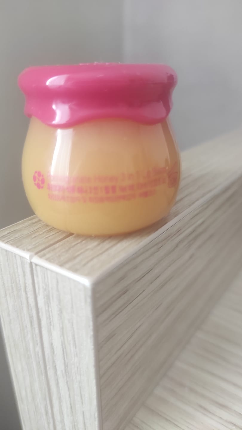 Customer photo review of Balzams lūpām FRUDIA Pomegranate Honey 3in1 Lip Balm