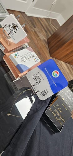 Customer photo review of Google Reviews - Plate