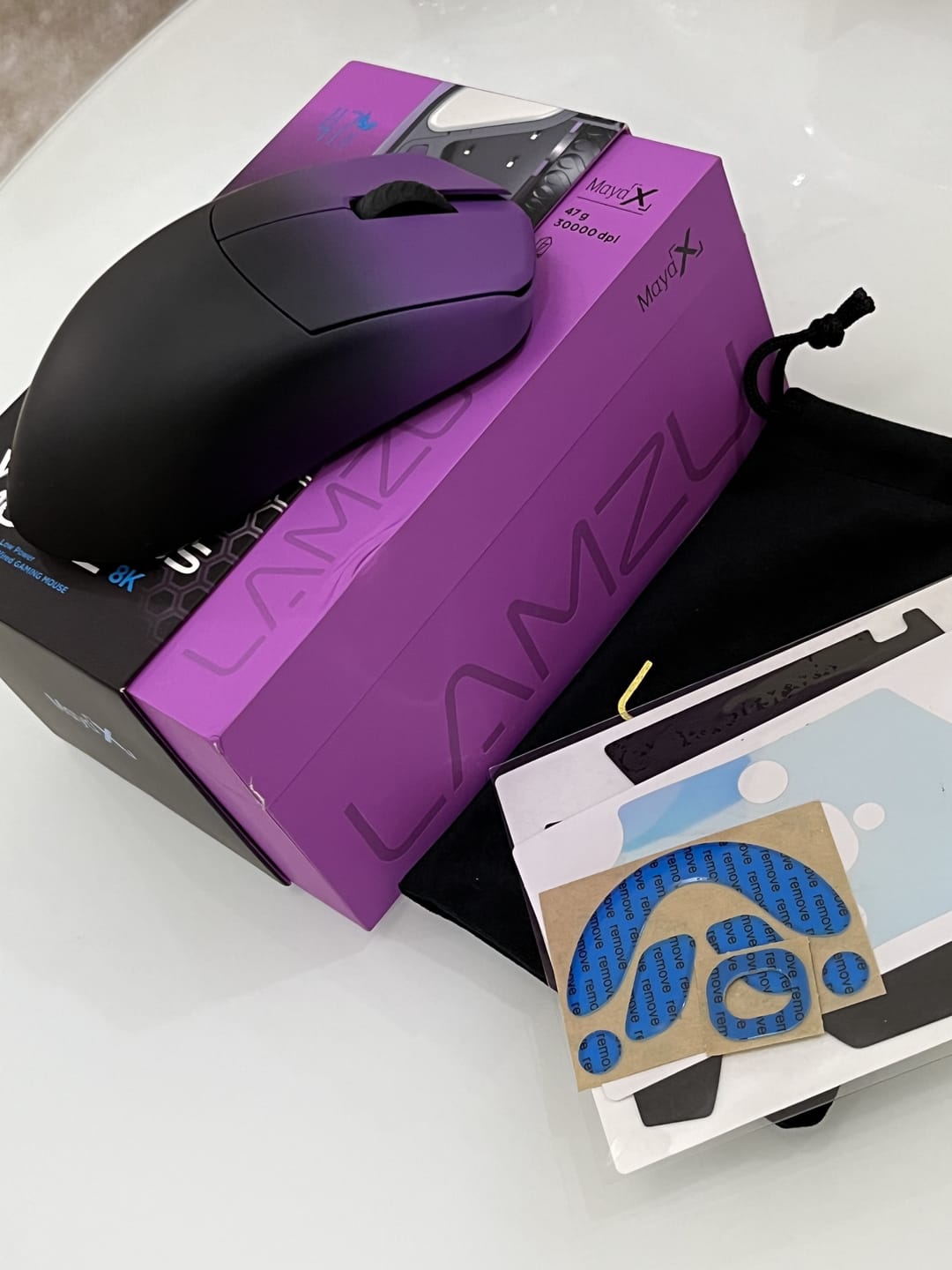 Customer photo review of Lamzu Maya X Wireless Mouse