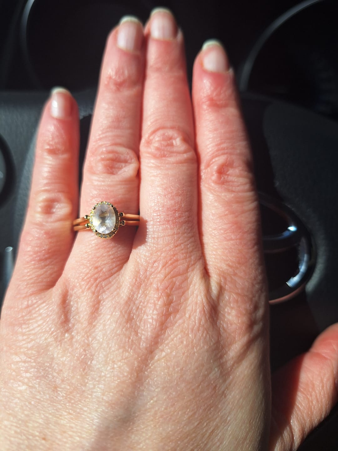 Customer photo review of Unconditional love ring (reversible gemstone)