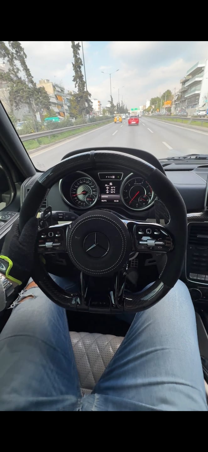 Customer photo review of Mercedes-Benz 2020 AMG Performance Style Customizable Steering Wheel (Fits 2010+ All Models)