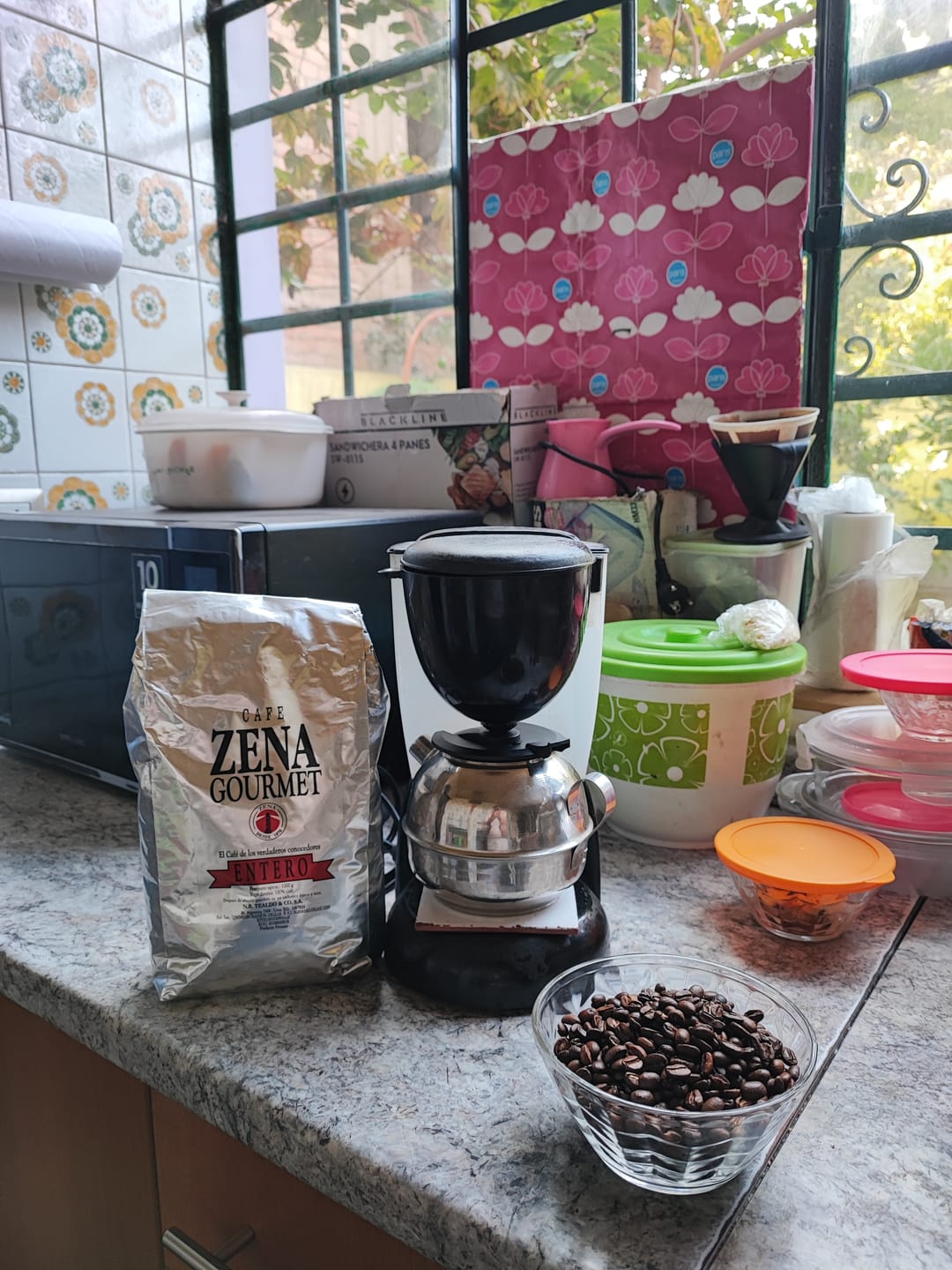 Customer photo review of Café Zena Gourmet 1 kg grano entero
