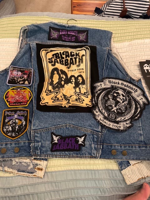 Customer photo review of Black Sabbath - We Sold Our Soul For Rock N' Roll - Strip Patch