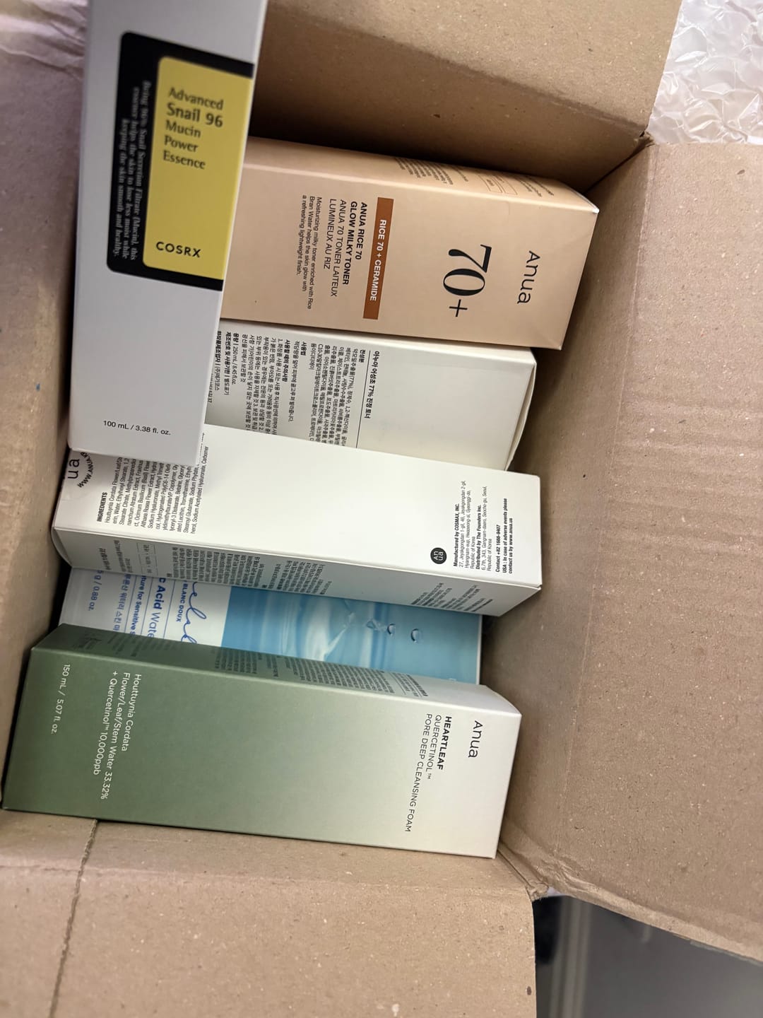 Customer photo review of [Anua] Heartleaf 77% Soothing Toner 250ml