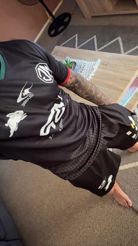 Customer photo review of 2025 South Sydney Rabbitohs Performance Gym Shorts