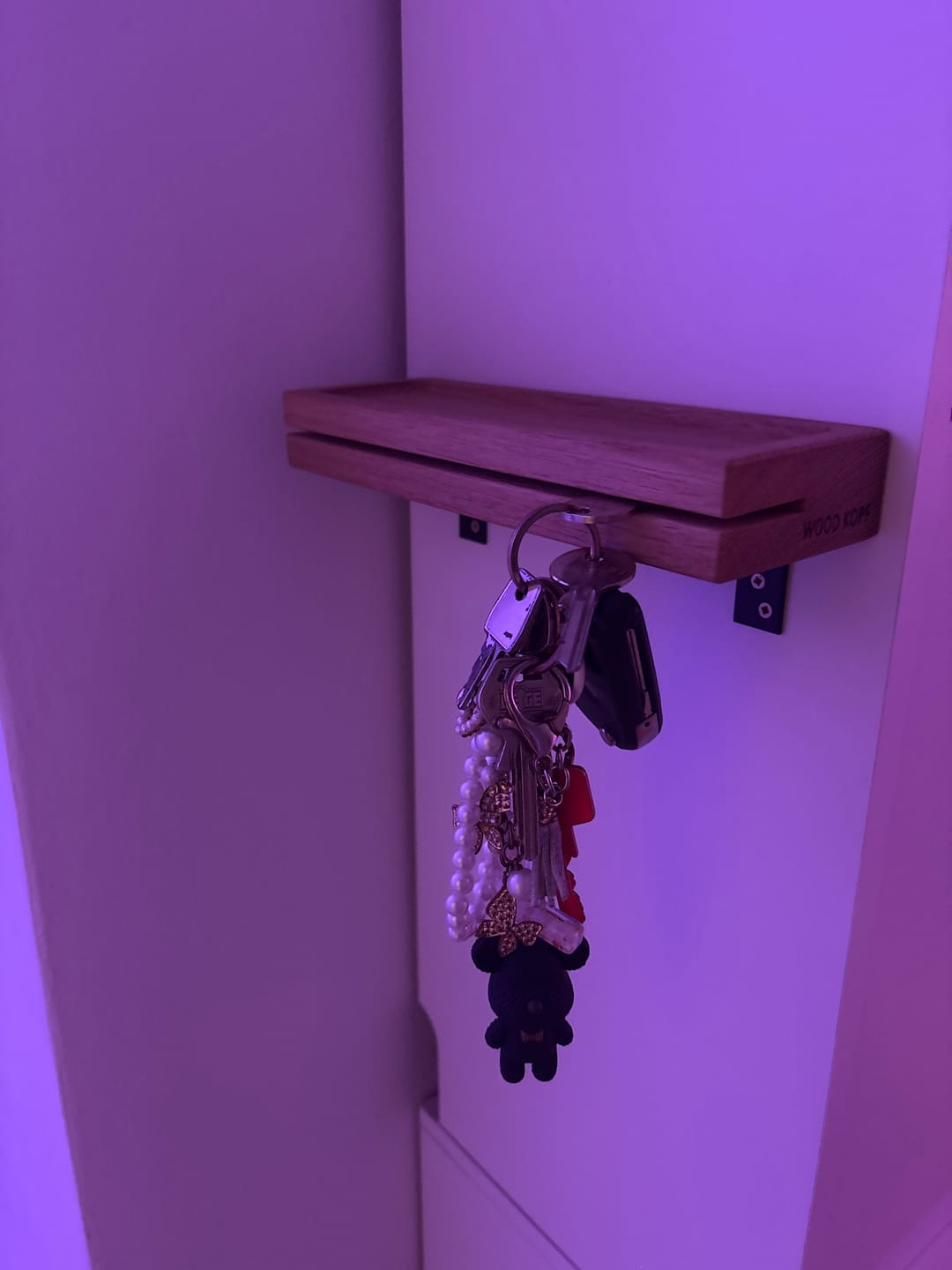 Customer photo review of Schlüsselbrett TALEA aus Holz