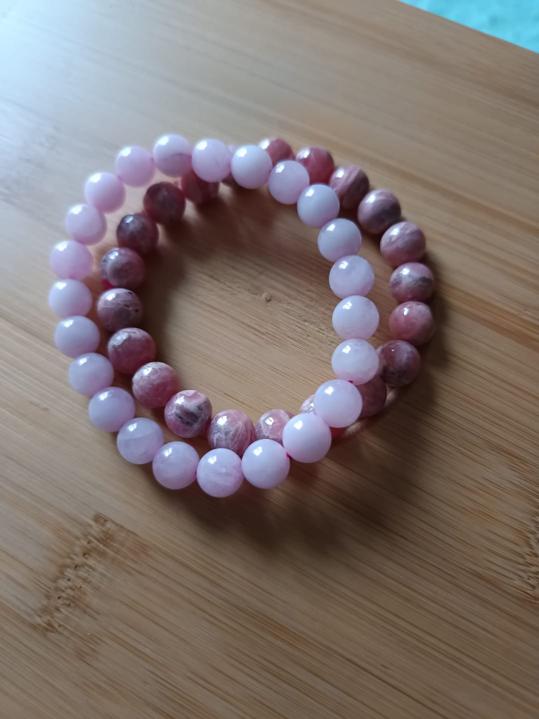 Customer photo review of Bracelet de Quartz Rose 8mm