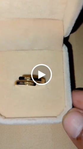 Customer video review of Printave™ Personalized 2 Layers Ring