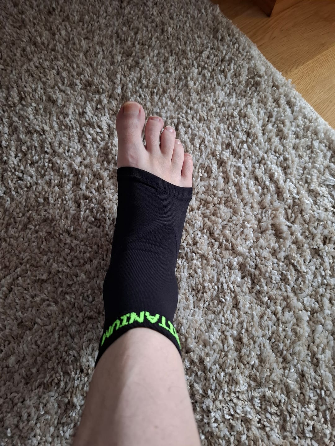 Customer photo review of eXtend High – Kompressionilkkatuki - Musta – x1