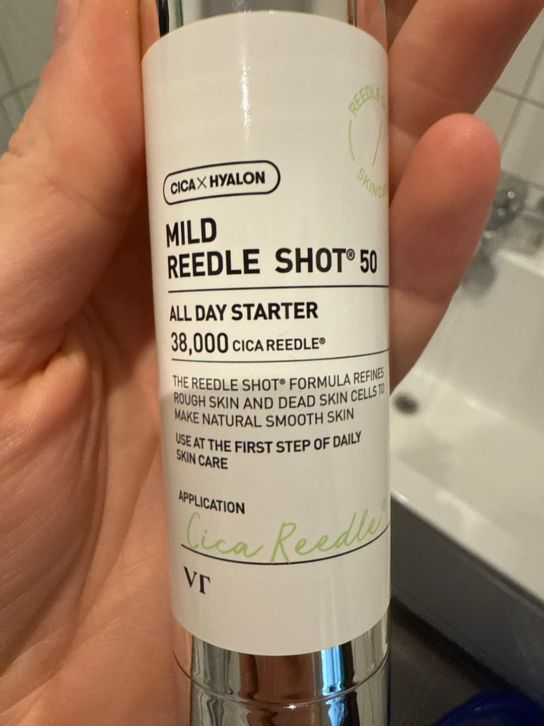 Customer photo review of Serums-būsteris ar mikroadatām ikdienas lietošanai VT Cosmetics Mild Reedle Shot 50