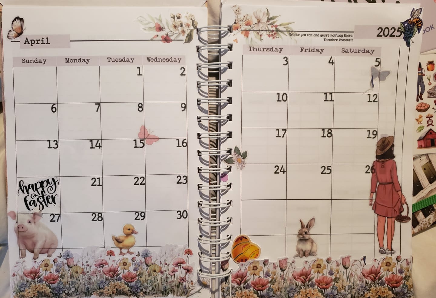Customer photo review of Country Charm Sticker Book