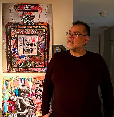 Customer photo review of BANKSY I WILL LOVE YOU FOREVER