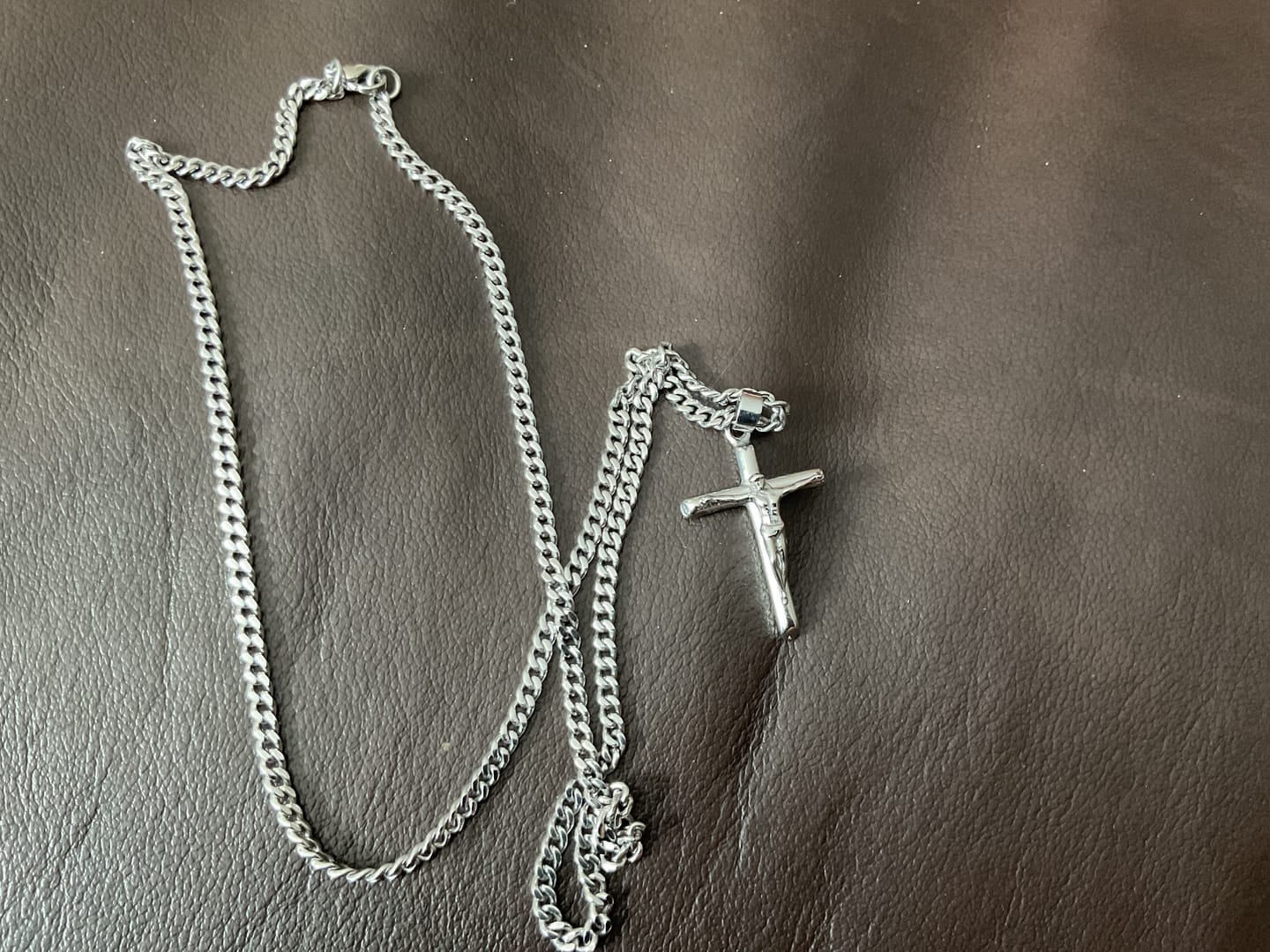 Customer photo review of Crucifix Cross Pendant
