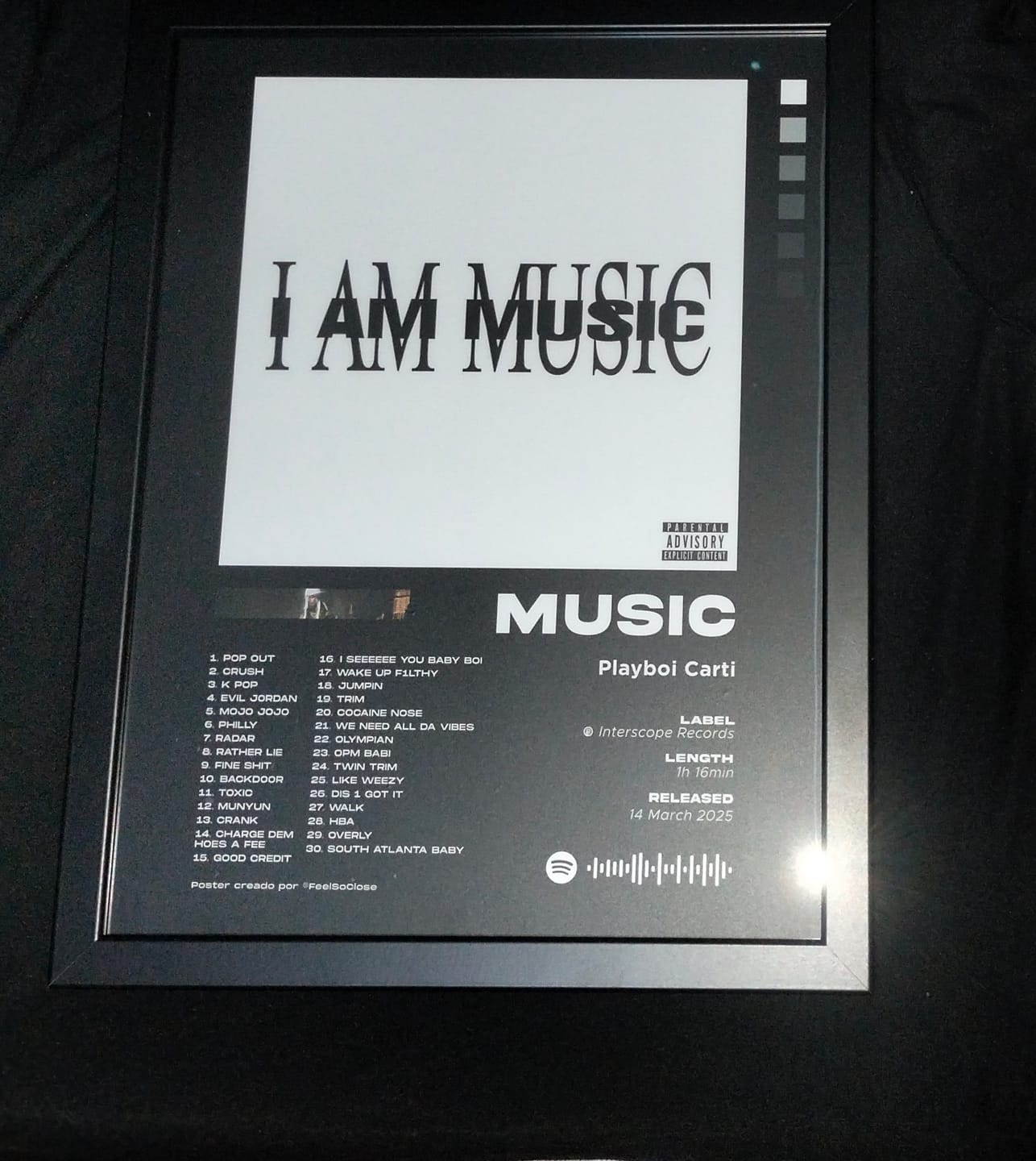 Customer photo review of I AM MUSIC