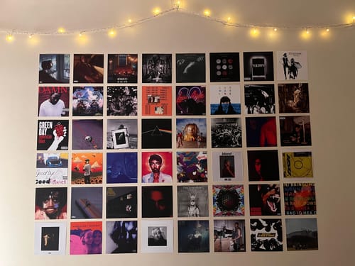 Customer photo review of PLAYLIST - ALBUM COVER PRINTS - CUSTOM WALL COLLAGE POSTERS