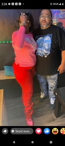 Customer photo review of Laced Up - Black T-Shirt