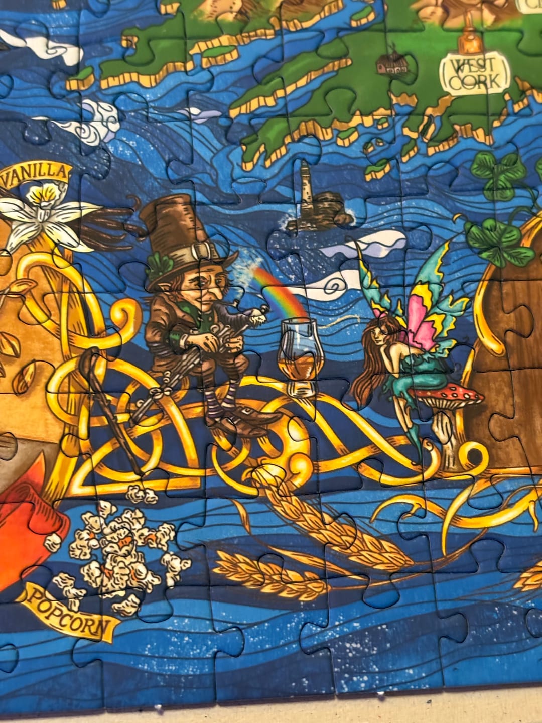 Customer photo review of Whiskey Puzzle - Ireland